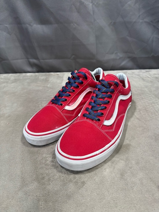 Vans Other - Vans Red & White Old Skool Sneakers